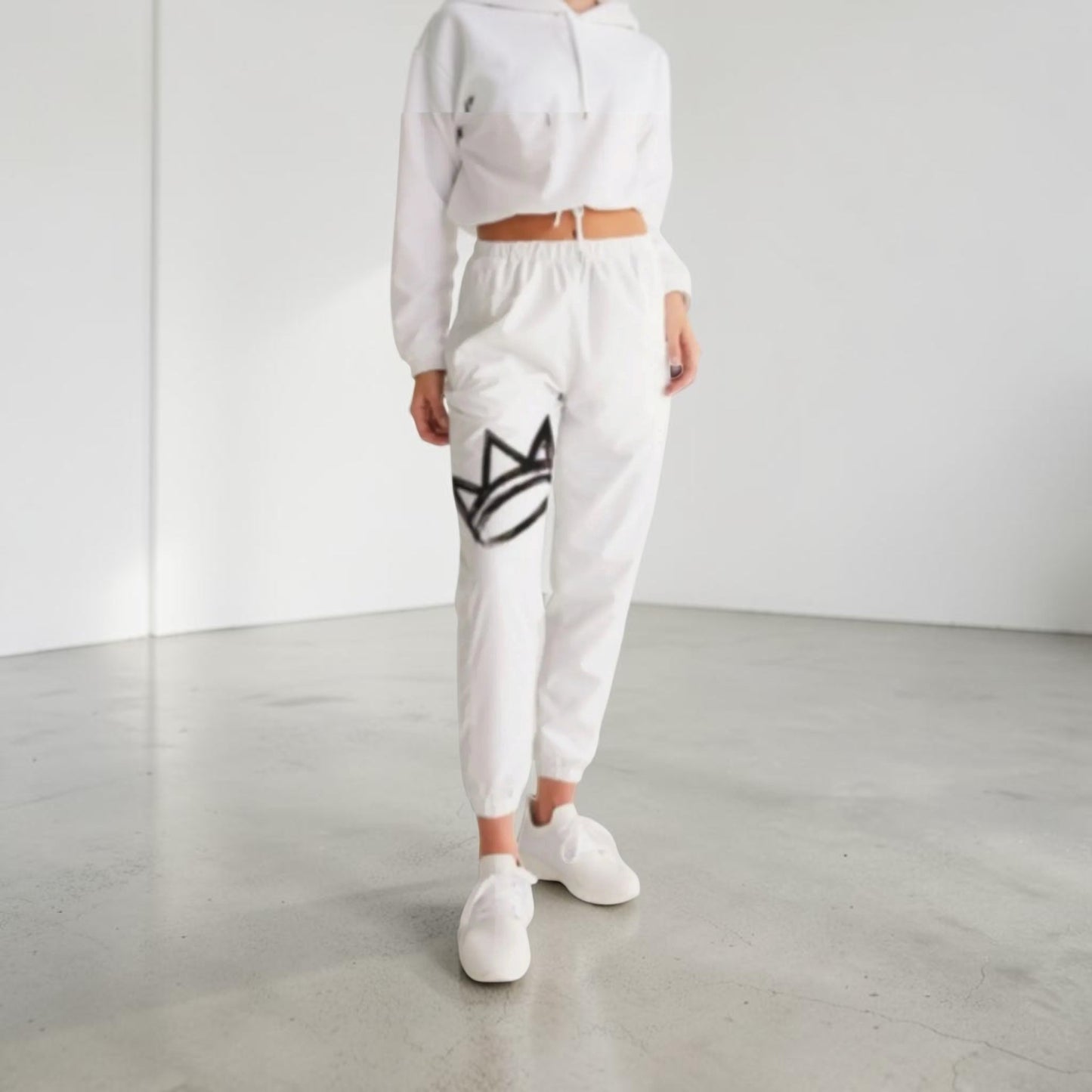 Women's Joggers - WHITE ✖