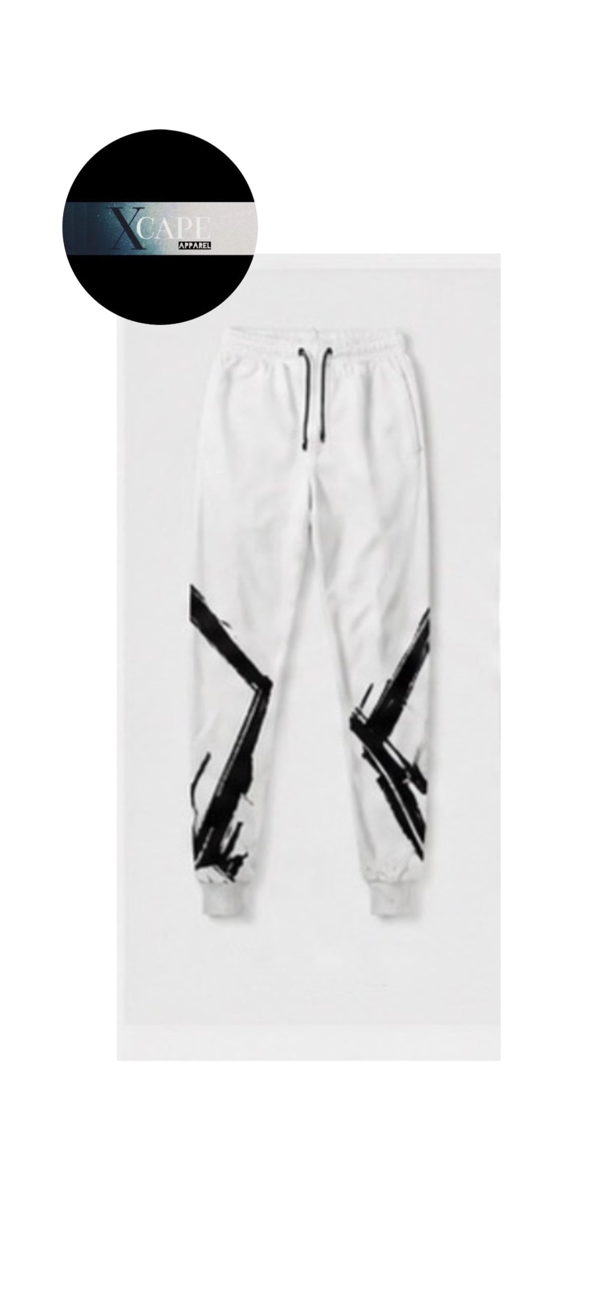 Men's Joggers - WHITE ✖