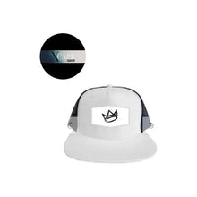 Load image into Gallery viewer, Snapback Trucker Hat - WHITE/BLACK ✖-Xcape Apparel
