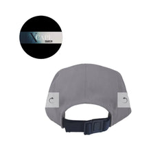 Load image into Gallery viewer, 5 Panel Hat - GREY/BLACK ✖-Xcape Apparel