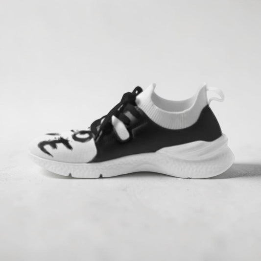 Women's Athletic Shoes - BLACK/WHITE ✖