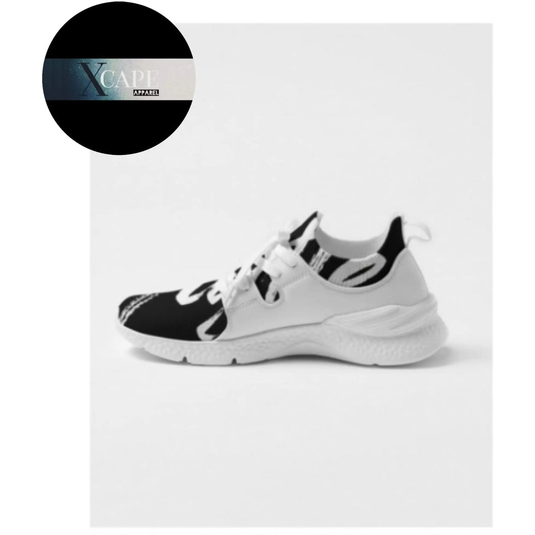 Men's Athletic Shoes - WHITE/BLACK ✖-Xcape Apparel