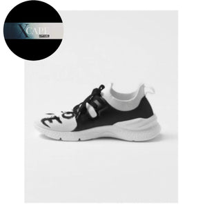 Women's Athletic Shoes - BLACK/WHITE ✖-Xcape Apparel