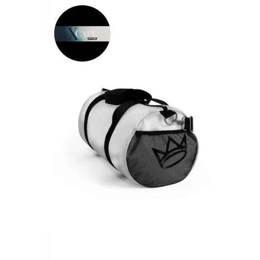 Duffle Bag - WHITE/BLACK ✖-Xcape Apparel