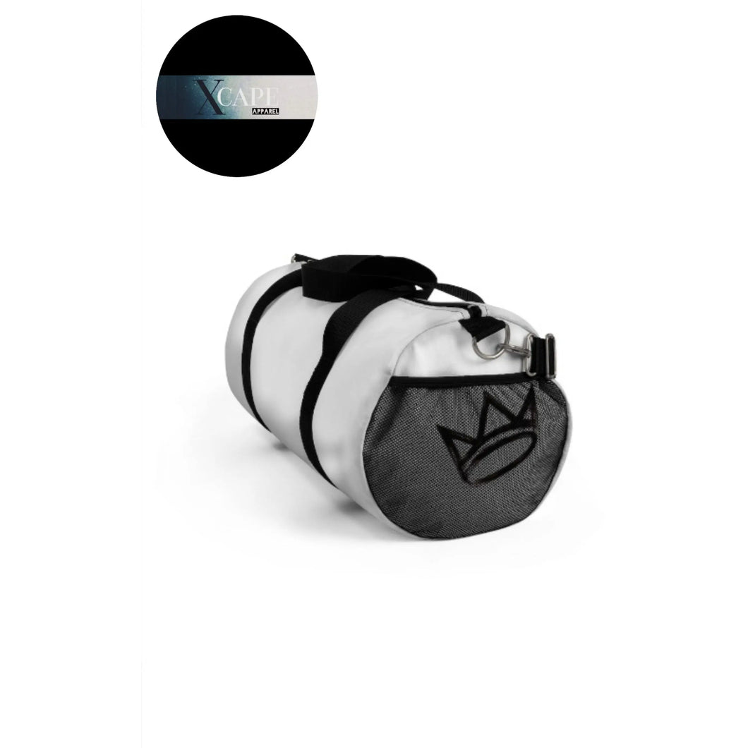 Duffle Bag - WHITE/BLACK ✖-Xcape Apparel