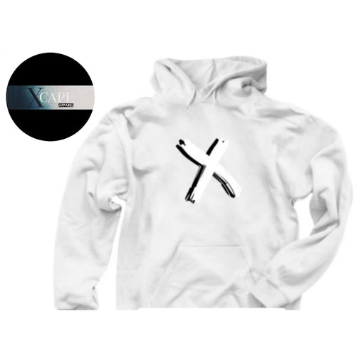 Men's Hoodie - WHITE ✖-Xcape Apparel